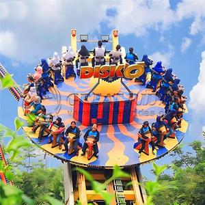 Extreme Adventure Park Flying UFO Disk Frisbee on Track <span class=keywords><strong>Mega</strong></span> Flying Disk Ride Prezzo di fabbrica per i campi da gioco - Product Image 6
