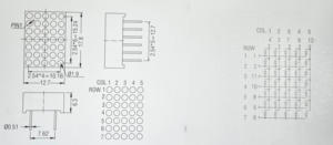 5x7 светодиодный точечный матричный дисплей белый свет 1,9 мм круглый пиксель для Информационной панели - Product Image 3