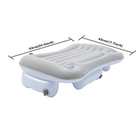 Cama Inflable para Niños Pequeños, Portavasos para Biberones, Artículos Esenciales para Viajes de Bebés, Escritorio Gris Multifuncional para Leer, Escritorio para Computadora Portátil en la Cama
