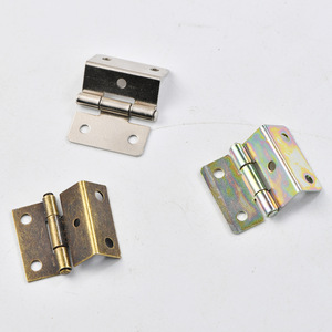 Charnière de type H de style chinois 25 mm x 14 mm en fer à montage en surface, antirouille, quincaillerie pour meubles - Product Image 2