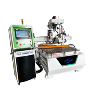 Router CNC para Madera Jinan Mosencnc 1325 9Kw ATC+Saw, Controlador Syntec LNC, Alta Velocidad y Eficiencia en Grabado, Corte y Fresado de Madera y Metal