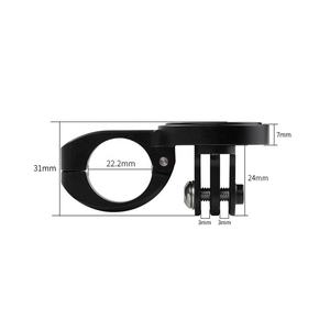 Xinpugub-support pour ordinateur, support sur tige de guidon, 668mm, compatible avec <span class=keywords><strong>Garmin</strong></span> CatEye, nouveau modèle 22.2 TT bar - Product Image 5