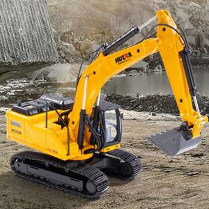SJY-1150 Modelo a Escala 1:35 de Excavadora Estática de Aleación Metálica Fundida a Presión, Vehículo de Ingeniería, Camión de Construcción, Juguete para Niños - Product Image 3