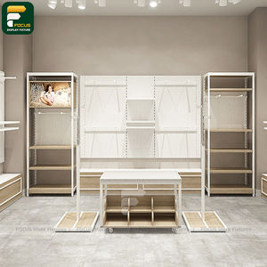 Elegante Exhibidor de Ropa para Tienda de Moda, Panel Trasero para Colgar Prendas, Vitrina de Marca - Product Image 3