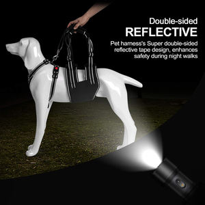 ชุดสายรัดพยุงยกสุนัข,ชุดช่วยพยุงสุนัขช่วยเดินฟื้นฟูสมรรถภาพพร้อมสายรัดหน้าอกแบบปรับได้ - Product Image 2