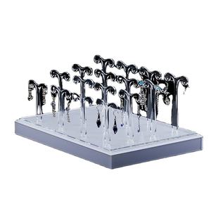 Yiwu usine nouveau arrivé 4 rangées acrylique <span class=keywords><strong>plexiglas</strong></span> <span class=keywords><strong>boucle</strong></span> <span class=keywords><strong>d</strong></span>'<span class=keywords><strong>oreille</strong></span> bijoux support comptoir affichage - Product Image 1