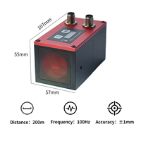 Sensor de Distancia Láser SDC de 100 m de Alta Precisión (1 mm), RS485 Modbus IP65 100 Hz para Automatización Industrial
