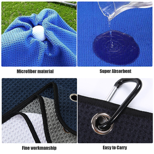 <span class=keywords><strong>Toallas</strong></span> de Pickleball y Golf Personalizadas <span class=keywords><strong>al</strong></span> <span class=keywords><strong>por</strong></span> <span class=keywords><strong>Mayor</strong></span> con Logotipo, Gancho y Cepillo, de Microfibra con Tejido Waffle - Product Image 2