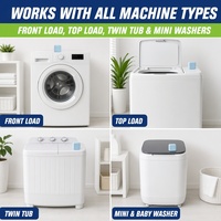 Tablettes nettoyantes pour lave-linge à chargement frontal et à chargement par le haut