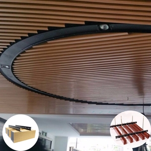 Modern Metal Suspended Ceiling U-Shaped Square Aluminum Strip Baffle Ceiling - Product Image 6