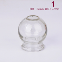 Ventouses de massage à sec en verre, meilleure vente, 12 pièces, ensemble de thérapie par ventouses