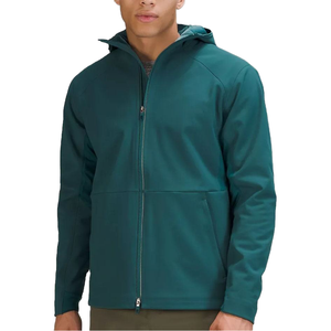Waterproof Windproof Softshell Jacket <b>Men</b> Three Layer Breathable Winter Casual Outdoor Jacket Stand Collar Zipper Plain Dyed - Product Image 1