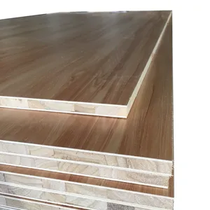 Selling wood grain color melamine block board for wall panels