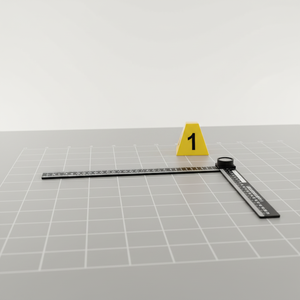 Échelle photographique de localisation de trace de pas en forme de <span class=keywords><strong>L</strong></span> F007 - Product Image 4