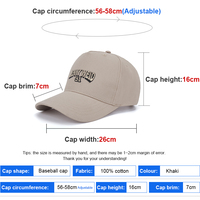 Gorra de Béisbol Deportiva Unisex de Algodón Caqui con Visera Curva Ajustable, Estilo Clásico Vintage, Protección Solar para el Verano