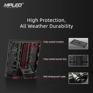 Écran publicitaire LED couleur plein écran MPLED pour extérieur avec SDK, options de pas de <span class=keywords><strong>pixel</strong></span> P2 P3 P4 P5 <span class=keywords><strong>P7</strong></span> P8 P10, IP65, 7000-10000 nits, mur LED - Product Image 3