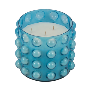 Candela Profumata con Design a Bolle di Vetro, Votiva Decorativa per Uso Interno in Casa Moderna - Product Image 4