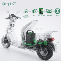 Solution de système de gestion d'armoires de remplacement de batteries pour motos électriques, dispositif IoT de suivi de carte PCB pour batterie remplaçable de vélo électrique