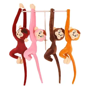 2022 vendita calda modelli esplosivi Zoo farcito scimmia peluche appeso braccio lungo scimmia giocattoli peluche personalizzato