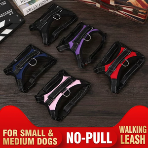 Harnais réglable pour animaux de compagnie, gilet à libération rapide, anti-traction, pour la promenade des chiens de petite et moyenne taille - Product Image 4