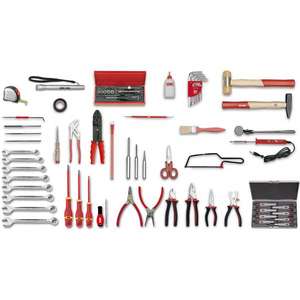 Usag-การจัดประเภท U04960070สำหรับเทคนิคไฟฟ้า (94ชิ้น) -ชุดเครื่องมือไฟฟ้าและอิเล็กทรอนิกส์8010239143630 EAN - Product Image 1