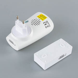 ปลั๊กอินไร้สาย AC มีเสียงกริ่งประตูไฟกระพริบไฟกลางคืนกริ่งประตูสำหรับคนหูหนวกได้ยินเสียงกริ่งประตู - Product Image 3