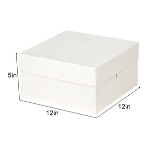 <span class=keywords><strong>Caja</strong></span> de almacenamiento de papel de <span class=keywords><strong>Origami</strong></span> con logotipo de cuerda, <span class=keywords><strong>caja</strong></span> <span class=keywords><strong>cuadrada</strong></span> de 12x12x5, suministros para hornear pasteles - Product Image 2