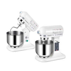 Batteur sur socle électrique commercial 7L/12L 220V, multi-vitesses, bol en acier inoxydable, design compact, pour pétrir la pâte, la crème, utilisation en boulangerie - Product Image 4