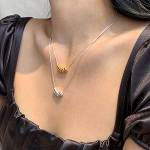 Dylam en Stock, Joyería Fina, Diseño Minimalista, Accesorios Diarios para Mujer, Collar con Colgante de Cadena de Perlas de Plata S925 con Rodio - Product Image 6