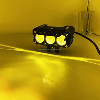 Barre de lampe de travail à LED avec lentille de projecteur pour camion tracteur de bateau tout-terrain 4x4 SUV phares antibrouillard moto projecteur