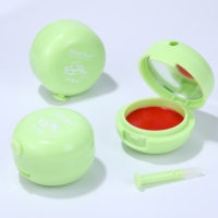 Masque pour les lèvres hydratant anti-gerçures en marque privée OEM, baume à lèvres nourrissant en gelée, crème rouge pour le maquillage, vente en gros