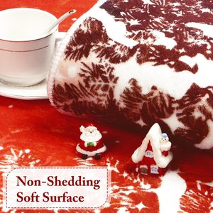 พรมลายคริสมาสต์ลายตุ๊กตาหิมะสีแดงพรมขนนุ่มกันลื่นพื้นพรมซักได้สำหรับห้องนั่งเล่นห้องนอนห้องครัวตกแต่งบ้านโถงทางเดิน - Product Image 5