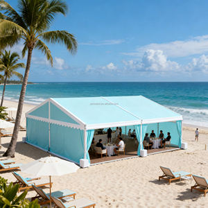 Tente d'exposition pour mariage sur la plage, largeur <span class=keywords><strong>de</strong></span> 6 m, petite fête, événement, cadre en aluminium élégant, imperméable, <span class=keywords><strong>location</strong></span> commerciale en extérieur - Product Image 2