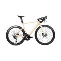 Vélo de course tout-terrain GLD-ARROW 2*12 vitesses, cadre, fourche et guidon en fibre de carbone 29 pouces, pneus 700C*28C, frein à disque à huile
