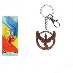 Porte-clés en métal alliage en gros, porte-clés de poche de dessin animé d'anime pour enfants - Product Image 1