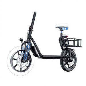 Vélo électrique pliable de 14 pouces, 500 W, suspension arrière en aluminium, autonomie de 40 km, batterie au lithium numérique électronique, trajets urbains, campus, adultes - Product Image 3