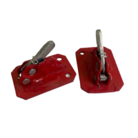Raccords de coffrage en acier à ressort - Accessoires de coffrage personnalisés blancs/argentés galvanisés Q235 de haute qualité
