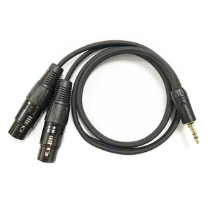 <span class=keywords><strong>Cable</strong></span> Convertidor de Interfaz de Audio Estéreo a Balanceado, de Longitud Personalizada, TRS Macho de 3.5mm a Doble <span class=keywords><strong>XLR</strong></span> Macho - Product Image 3