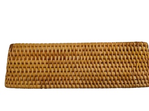 Exquisite Storage <strong>Basket</strong> <strong>With</strong> Double Handle Natural Rattan <strong>Basket</strong> - Product Image 6