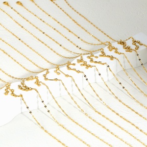 Collier Pendentif Zircon 12 Constellations Plaqué Or 18K PVD, Étanche et Inoxydable en Acier Inoxydable, Bijou Tendance - Product Image 1