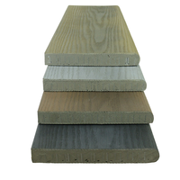 Planches de terrasse en composite polyuréthane à faible entretien, à bord arrondi, pour usage extérieur