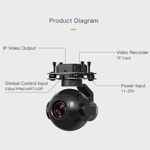 SIYI ZR10 <b>Gimbal</b> <b>Camera</b> 3-Axis 2K 4MP 30X Hybrid HDR Starlight Night Vision Lightweight for Drone Quadcopter ZLD - Product Image 6