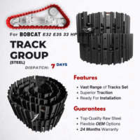 Pièces de train de roulement pour mini-pelles : Rouleau inférieur, Roue de pignon, Rouleau porte-chaîne supérieur, Roue tendeur avant pour Bobcat E32 E35