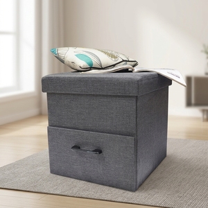 <span class=keywords><strong>Banc</strong></span> ottoman pliable en tissu moderne et contemporain <span class=keywords><strong>avec</strong></span> rangement pour le salon, meubles de maison <span class=keywords><strong>avec</strong></span> tiroirs - Product Image 3
