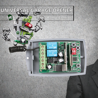 Controlador Universal YET402PC-V2.0 433MHz AC/DC9~24V 2CH, Módulo de Código Abierto PCB, Abrepuertas de Garaje, Control Remoto de 30m