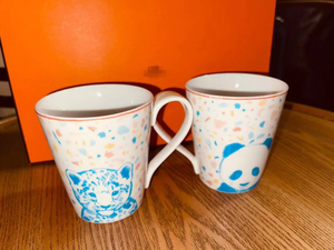 Coffret Cadeau de Tasses Design Série Zoo – Tasses à Café avec Poignée, Motif Dessin Animé Universel - Product Image 2