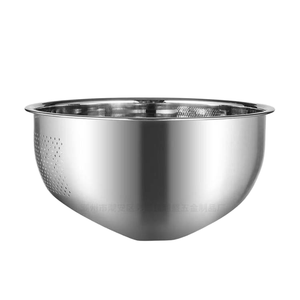 Wholesale High Quality Korean Stainless Steel 304 Oblique Bottom Kitchen <b>Colander</b> for Straining Fruit & Vegetables - Product Image 5
