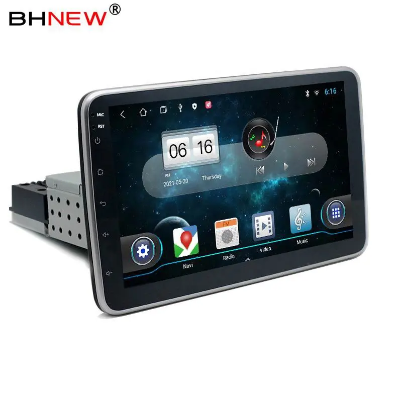 Autoradio android universale schermo girevole a 360 gradi lettore DVD per auto con lettore multimediale Video per auto BT GPS WIFI