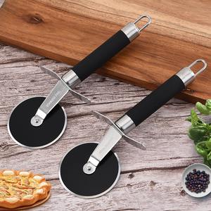 موقد بيتزا من الفولاذ المقاوم للصدأ سكين مطبخ بيتزا عجلة الخبز المنزلي عجلة واحدة عجلة - Product Image 6