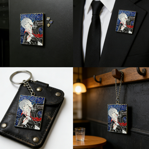 中国工厂金属工艺品制造商 - 定制锌合金徽章、动漫人物设计、金属徽章 - Product Image 4